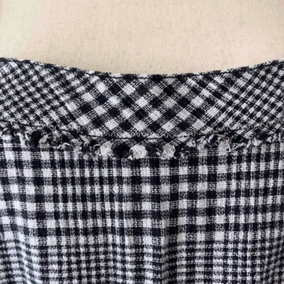 Free People Chrissie Mini Skirtall Dress in Black/White Gingham Medium NWOT - Picture 6 of 16